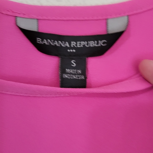 NWT Banana Republic Pink Flutter Sleeve Dress Size Small - Picture 4 of 9